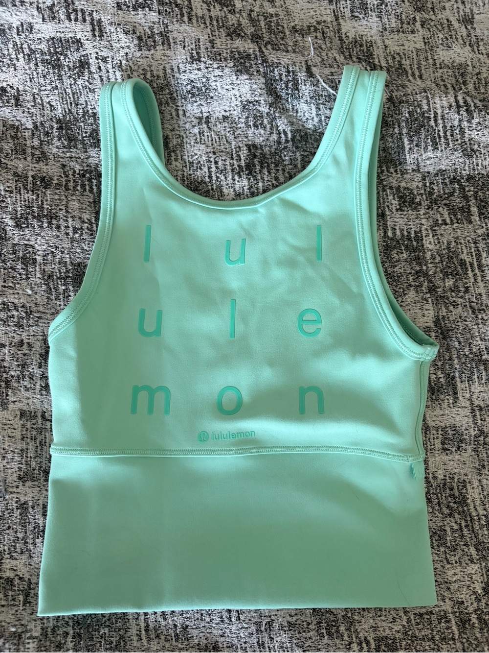 Lululemon Power Pivot Everlux Tank Top Wild Mint Size 0